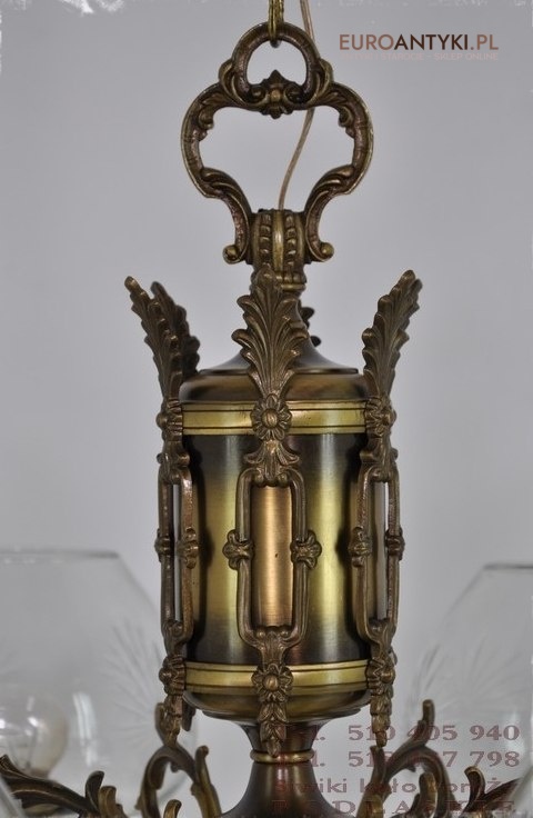 XL DUZY STARY ZYRANDOL EMPIRE EMPIR ANGLIA