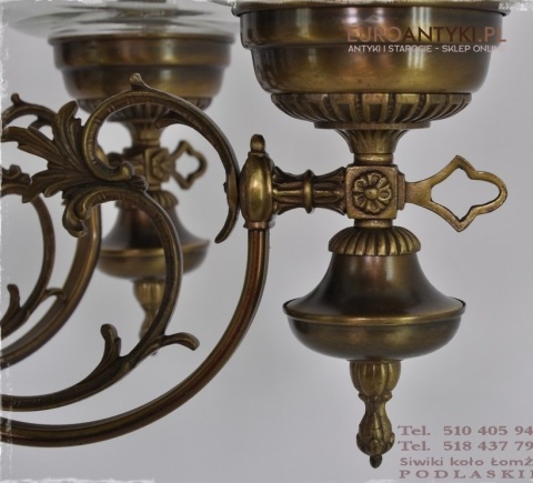 XL DUZY STARY ZYRANDOL EMPIRE EMPIR ANGLIA