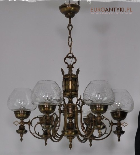 XL DUZY STARY ZYRANDOL EMPIRE EMPIR ANGLIA