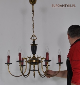 XL KLASYCZNY ZYRANDOL EMPIRE EMPIR STYL ANGIELSKI