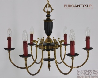 XL KLASYCZNY ZYRANDOL EMPIRE EMPIR STYL ANGIELSKI