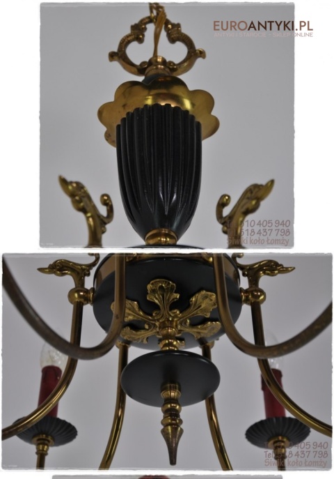 XL KLASYCZNY ZYRANDOL EMPIRE EMPIR STYL ANGIELSKI