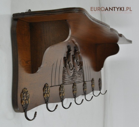 XL MARYNARSKI ANGIELSKI WIESZAK GARDEROBA STATKI x