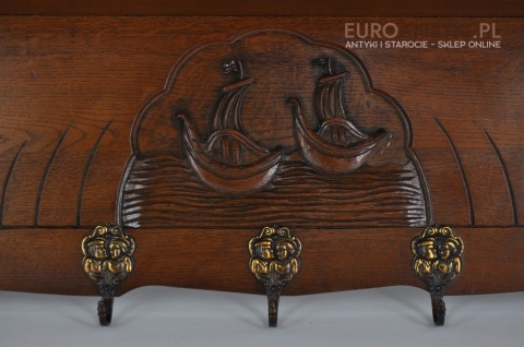 XL MARYNARSKI ANGIELSKI WIESZAK GARDEROBA STATKI x