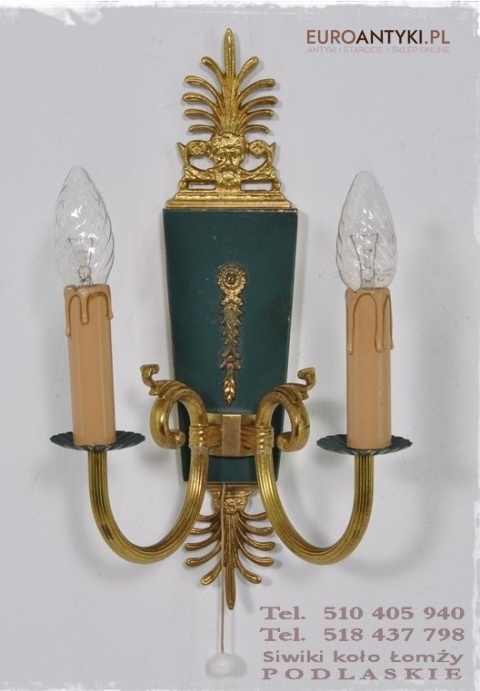 XL STARY DUZY KINKIET LAMPA LAMPKA EMPIRE EMPIR