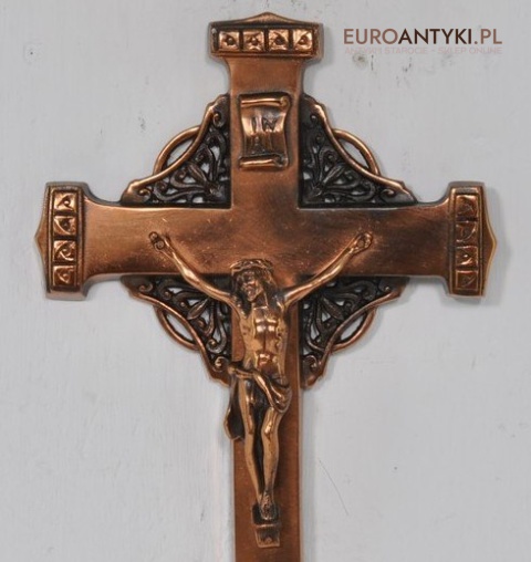 ANTYK STARY KRZYZ Z JEZUSEM JEZUS CHRYSTUS INRI