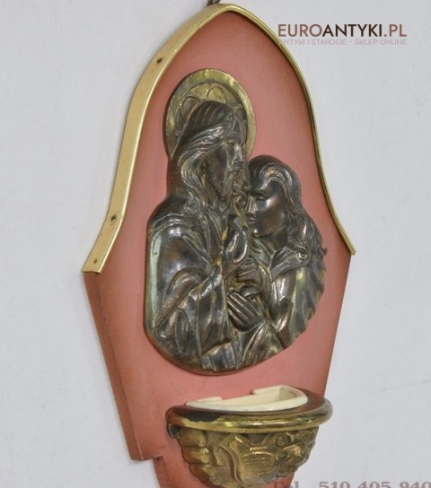 ART DECO Aspersorium naczynie NA WODE SWIECONA