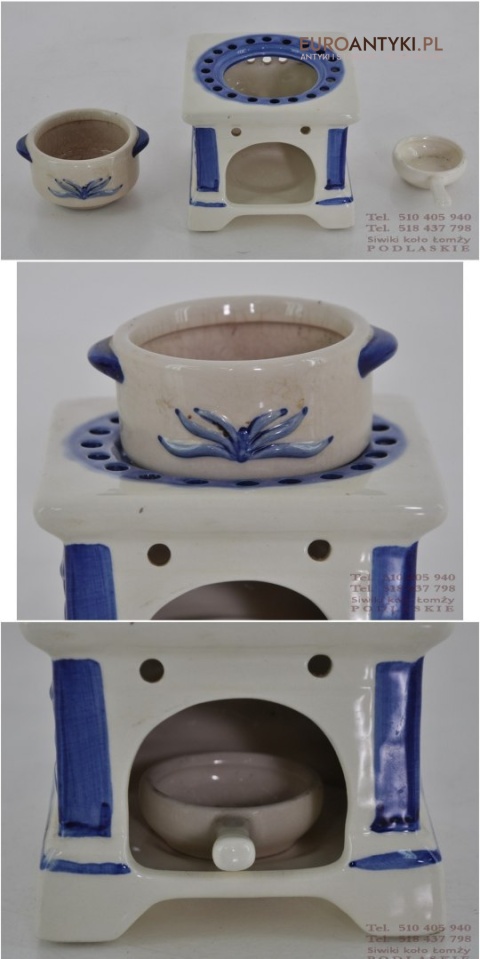 CERAMICZNY PIECYK PODGRZEWACZ do olejkow zapach.