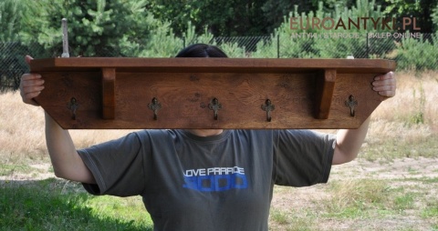 DUZA STARA GARDEROBA WIESZAKI WIESZAK HAKI ANTYK