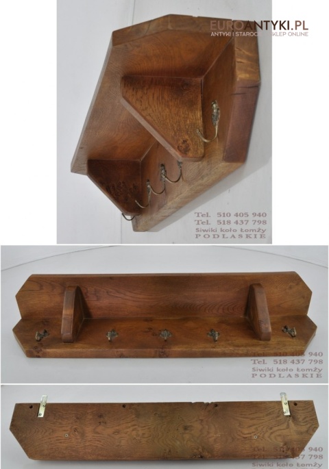 DUZA STARA GARDEROBA WIESZAKI WIESZAK HAKI ANTYK