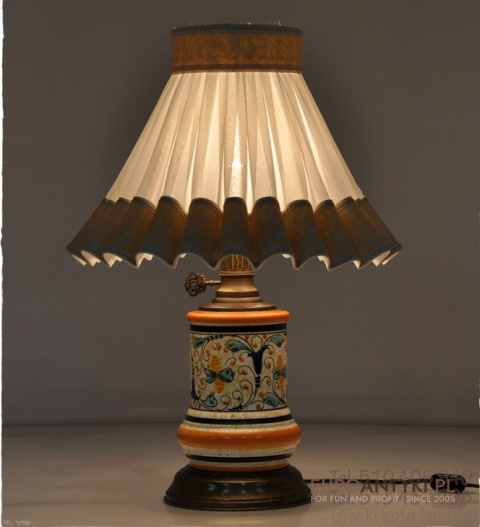 DUZA STARA RUSTYKALNA LAMPA LAMPKA VINTAGE RUSTIC