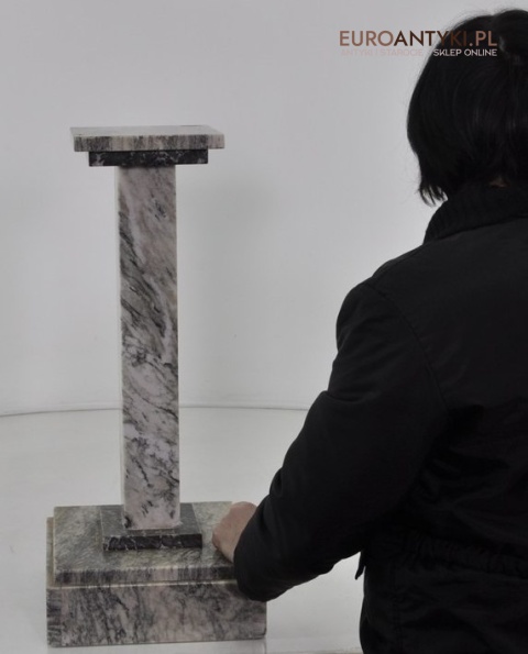 KOLUMNA STOJAK KWIETNIK MARMUROWY POSTUMENT XXL