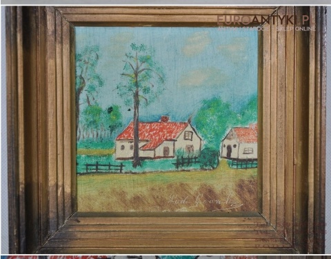 MALY OBRAZEK OBRAZ STARA CHATA NA WSI