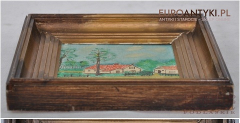 MALY OBRAZEK OBRAZ STARA CHATA NA WSI