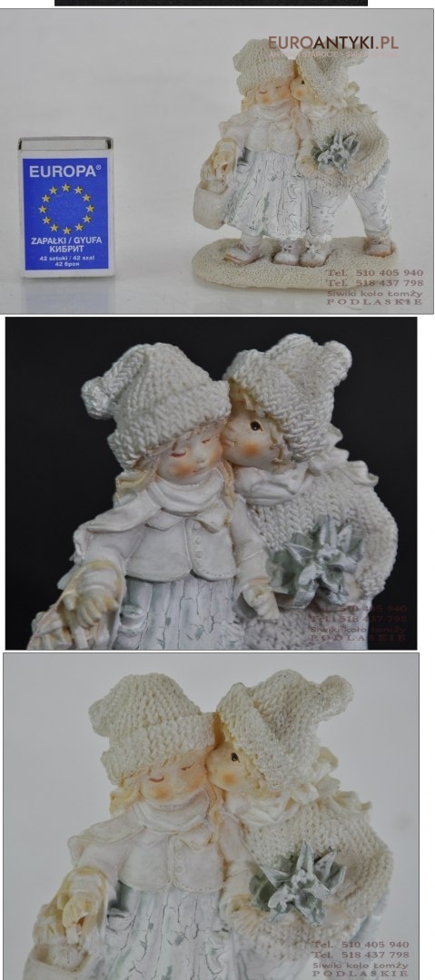 STARA FIGURKA Z DZIECMI DZIECI MALI PRZYJACIELE