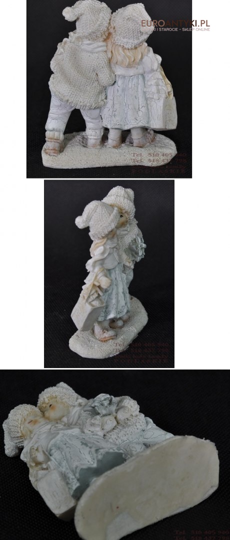 STARA FIGURKA Z DZIECMI DZIECI MALI PRZYJACIELE