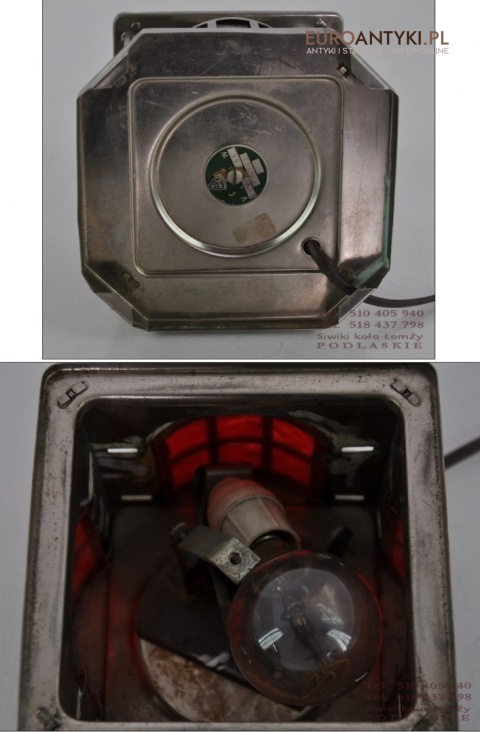 STARA LAMPKA LAMPA ART DECO SREBRNA SREBRNY KOLOR