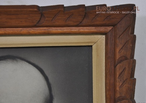 STARA RAMA RAMKA SECESYJNA RZEZBIONA LATA 1900