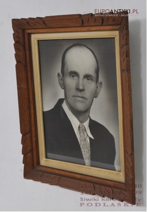 STARA RAMA RAMKA SECESYJNA RZEZBIONA LATA 1900