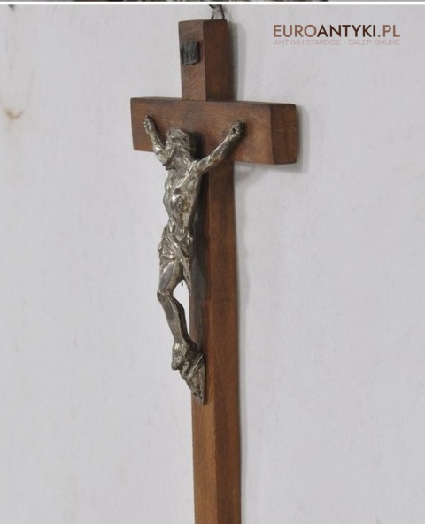 STARY KRZYZ JEZUS CHRYSTUS INRI KLASYCZNY KRZYZYK