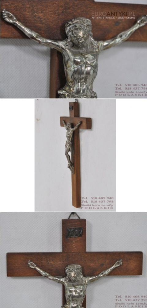STARY KRZYZ JEZUS CHRYSTUS INRI KLASYCZNY KRZYZYK