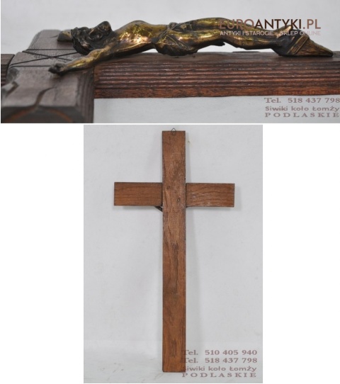 STARY KRZYZ JEZUS CHRYSTUS INRI KRZYZYK CHRIST