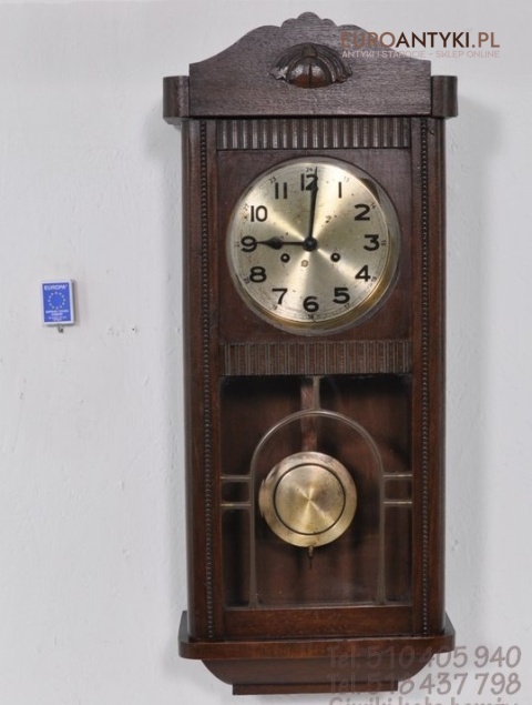 STARY SPRAWNY ZEGAR Z LAT 1900 SECESJA ART DECO