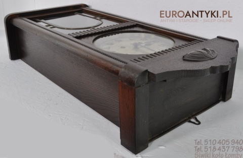 STARY SPRAWNY ZEGAR Z LAT 1900 SECESJA ART DECO