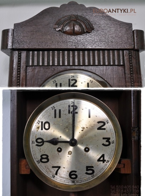 STARY SPRAWNY ZEGAR Z LAT 1900 SECESJA ART DECO