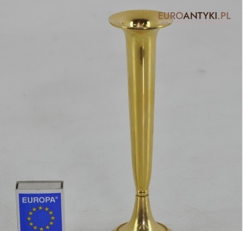 STARY SWIECZNIK SWIECZNICZEK ZLOTY KOLOR MOSIADZ