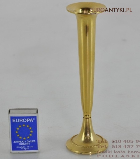 STARY SWIECZNIK SWIECZNICZEK ZLOTY KOLOR MOSIADZ