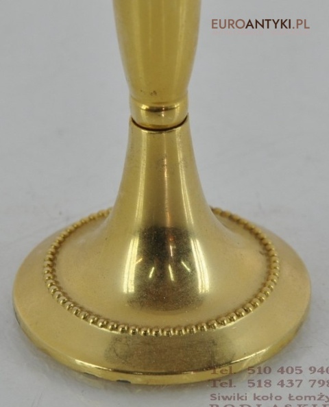 STARY SWIECZNIK SWIECZNICZEK ZLOTY KOLOR MOSIADZ