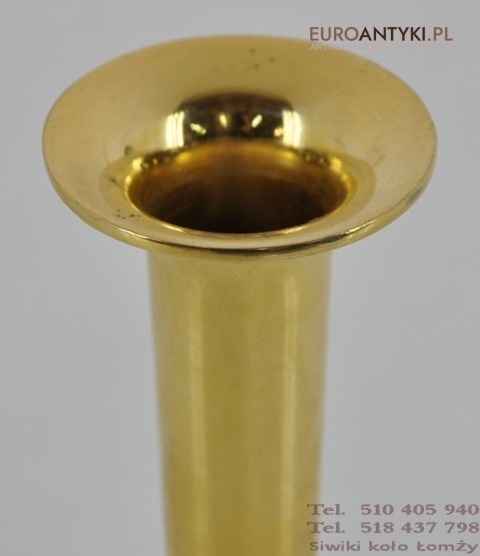 STARY SWIECZNIK SWIECZNICZEK ZLOTY KOLOR MOSIADZ