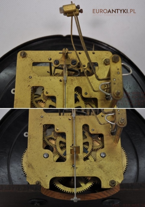 STARY ZEGAR SKRZYNIOWY WISZACY LATA 1900 antyk