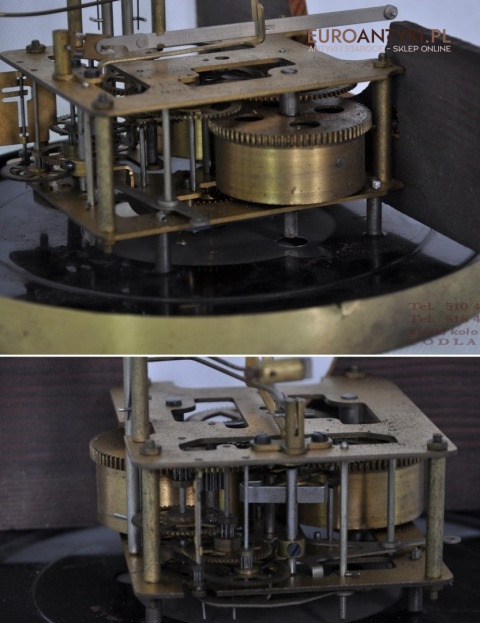 STARY ZEGAR SKRZYNIOWY WISZACY LATA 1900 antyk