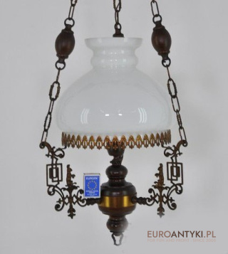 STARY ZYRANDOL LAMPA SUFITOWA RUSTYKALNA RUSTIC