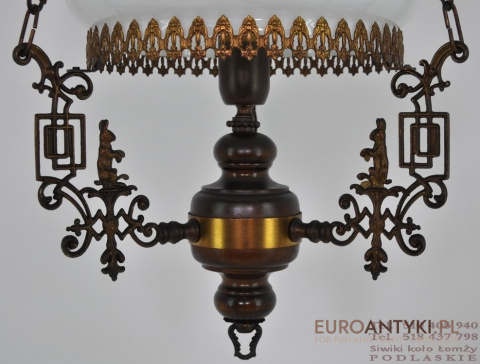 STARY ZYRANDOL LAMPA SUFITOWA RUSTYKALNA RUSTIC