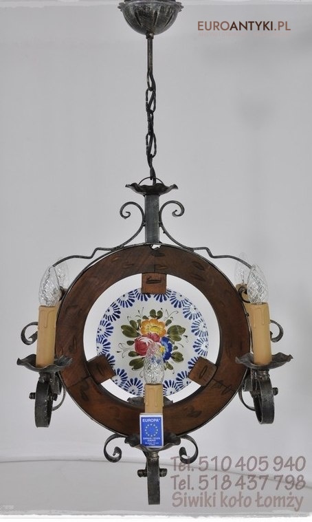 STARY ZYRANDOL Z KUTEGO METALU DO KNAJPY KARCZMY