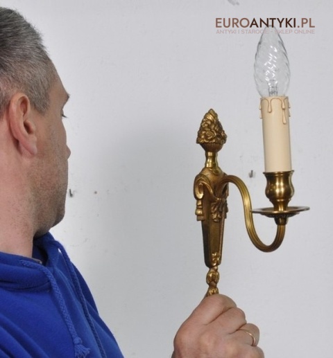 2 STARE KINKIETY ANGIELSKIE LAMPKI EMPIRE EMPIR