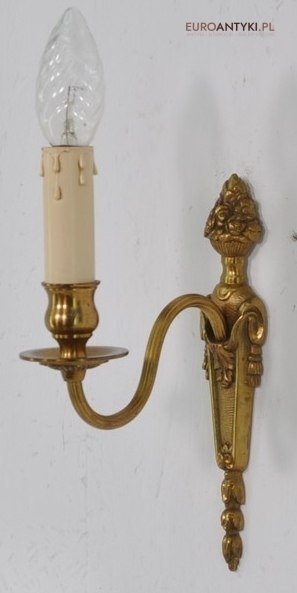 2 STARE KINKIETY ANGIELSKIE LAMPKI EMPIRE EMPIR