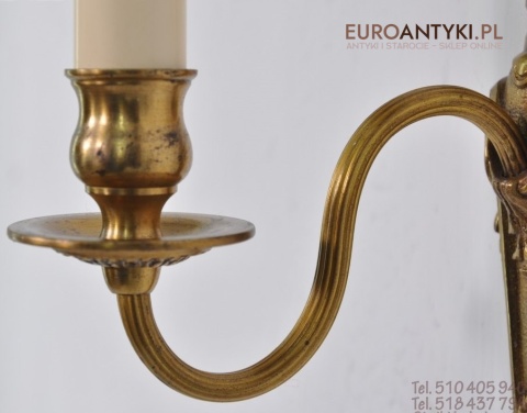 2 STARE KINKIETY ANGIELSKIE LAMPKI EMPIRE EMPIR