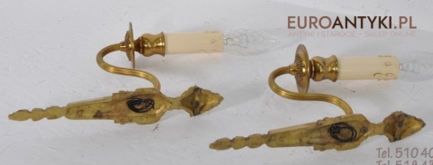 2 STARE KINKIETY ANGIELSKIE LAMPKI EMPIRE EMPIR