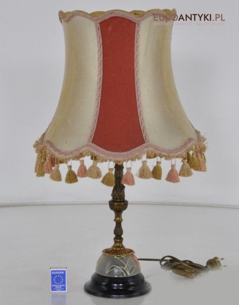 ANTYK STARA BABCINA LAMPA LAMPKA WYJATKOWO SLICZNA