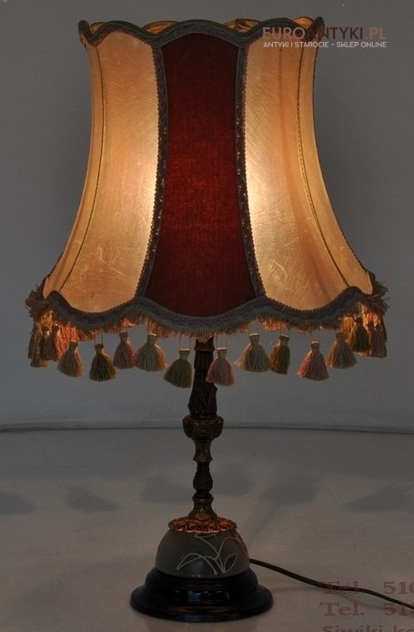 ANTYK STARA BABCINA LAMPA LAMPKA WYJATKOWO SLICZNA