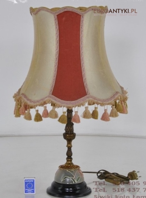 ANTYK STARA BABCINA LAMPA LAMPKA WYJATKOWO SLICZNA