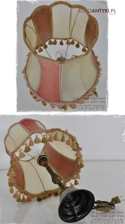 ANTYK STARA BABCINA LAMPA LAMPKA WYJATKOWO SLICZNA