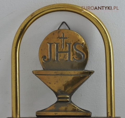 Chrystogram JHS IHS NACZYNKO NA WODE SWIECONA