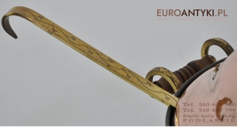 DUZA MIEDZIANA WAZA Z POKRYWKA i LYCHA NACZYNIE