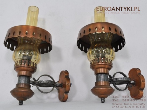 KUTE KINKIETY LAMPKI LAMPY NA SCIANE KUTY METAL