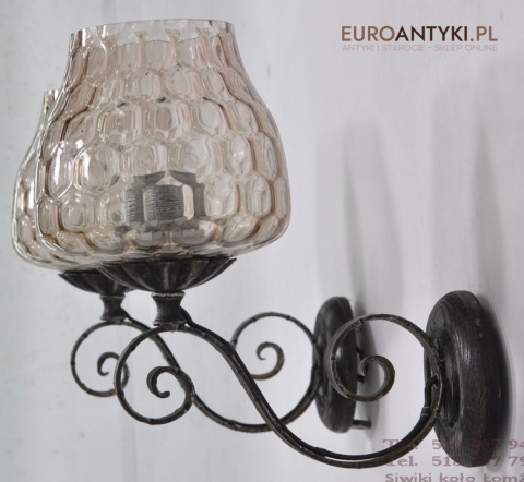 KUTY KINKIET LAMPKA NA SCIANE KUTY METAL